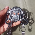 Clothing, Glove, Baseball, Baseball Glove, Sport, Body Part, Finger, Hand, Person, Baby, Face, Head, Accessories, Jewelry, Necklace, Bracelet, Skin, Tattoo, Wristwatch, Silver, Back, Sphere, Bead, Prayer, Prayer Beads, Footwear, Sandal, Gemstone, Animal, Sea Life, Hat, Cuff, Ammunition, Grenade, Weapon, Wrist, Arm, Bag, Handbag, American Football, Football, Playing American Football, Belt, Purse, Harness, Bra, Lingerie, Underwear, Crystal, Buckle