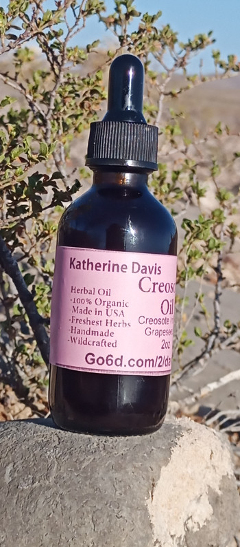 2oz Creosote Oil INFUSED Grapeseed Oil, Chaparral Fragrance - Image 2